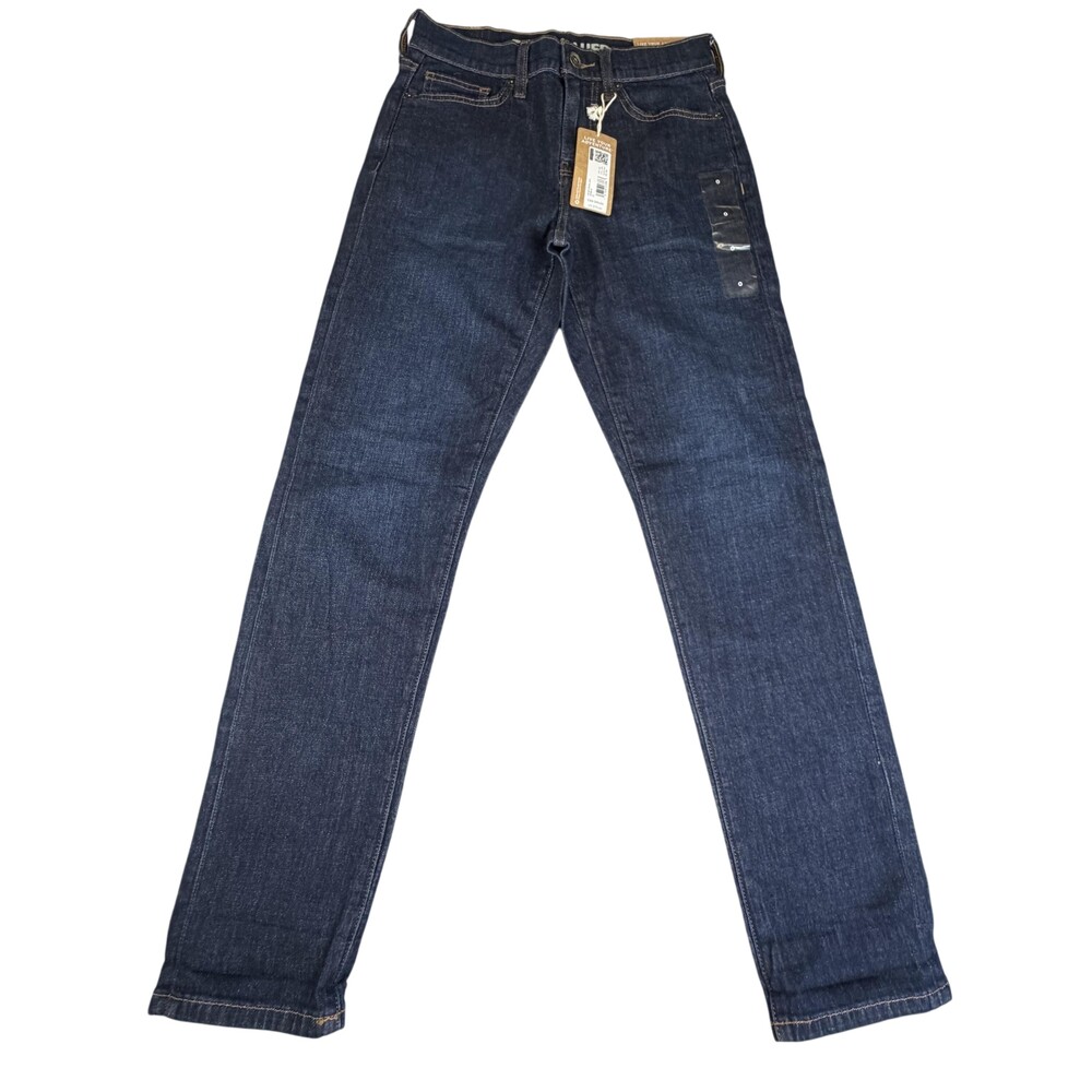 Eddie Bauer WR Boyfriend Jeans Womens 0 Blue Mid Rise Slim Stretch Denim 26x30